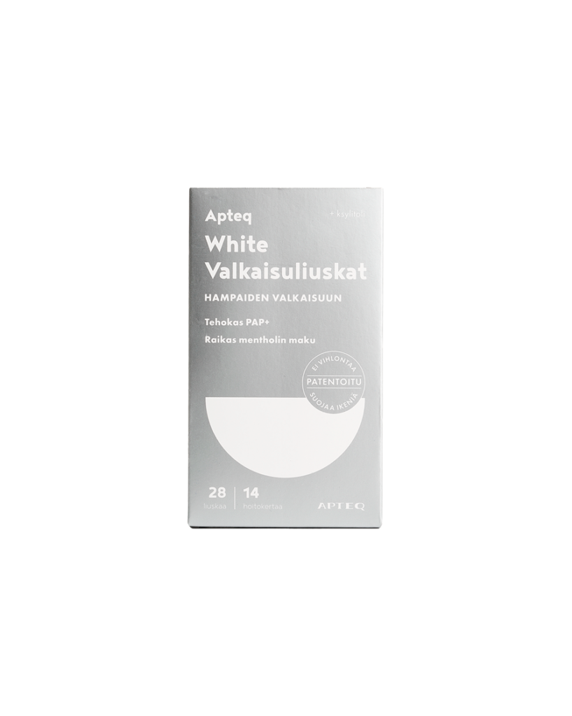 Apteq White hampaiden valkaisuliuskat